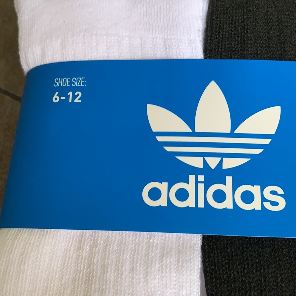 ADIDAS 6 pairs socks set CREW - Picture 3 of 12